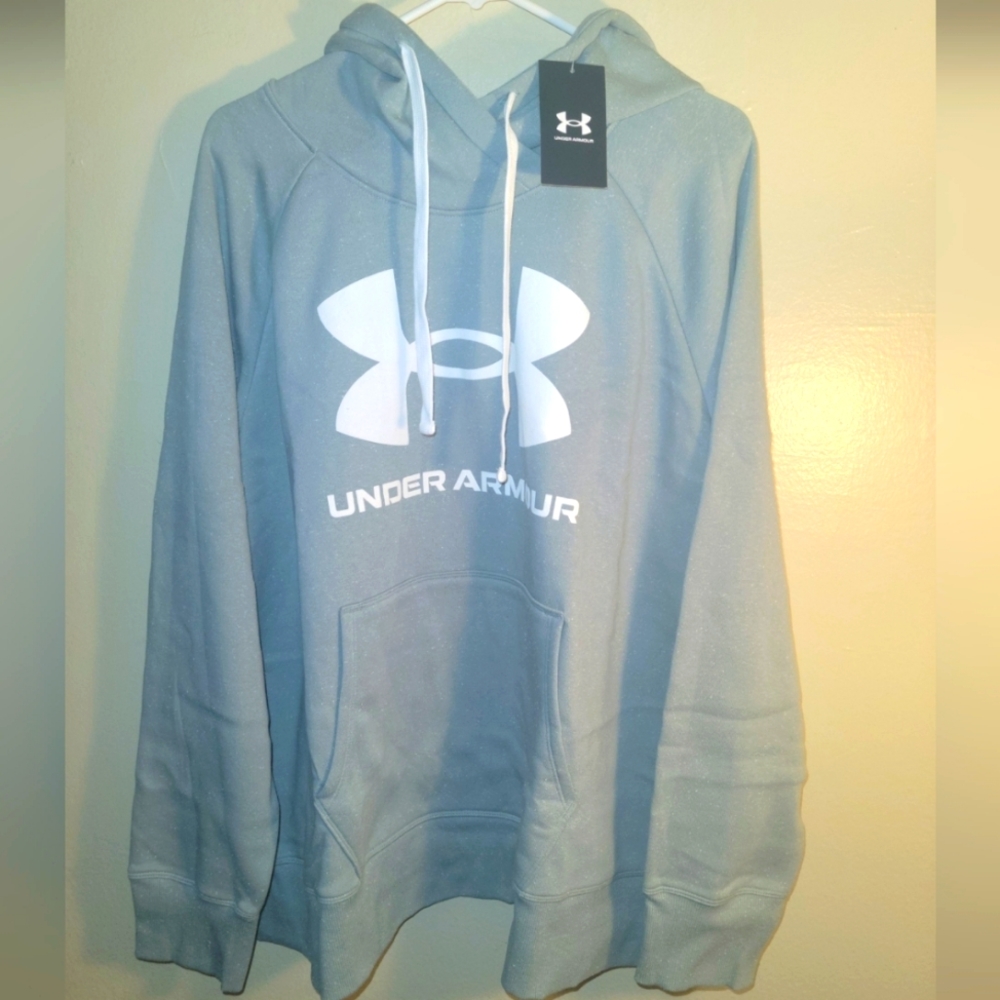 Women's Under Armour Plus UA Rival Fleece Logo Hoodie Size (3X)